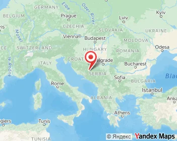 Mapa de Bósnia e Herzegovina, Europa