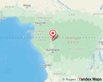 Karte von Kongo, Afrika