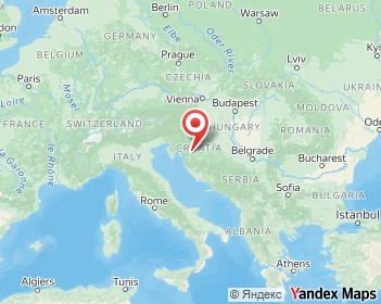 Mapa de Croacia, Europa