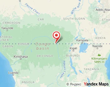 Kongo Demokratik Cumhuriyeti, Afrika Haritası