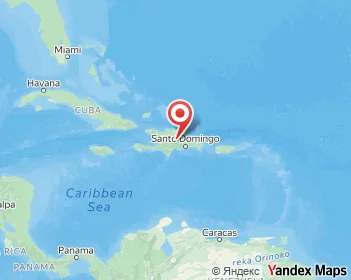 Mapa de República Dominicana, Américas