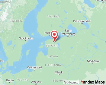 Mapa de Estonia, Europa