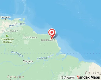 Mapa de Guayana Francesa, América