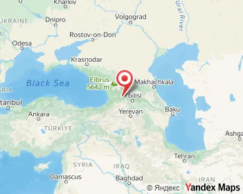 Mapa de Georgia, Asia