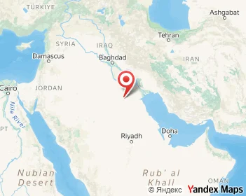 Mapa de Kuwait, Ásia