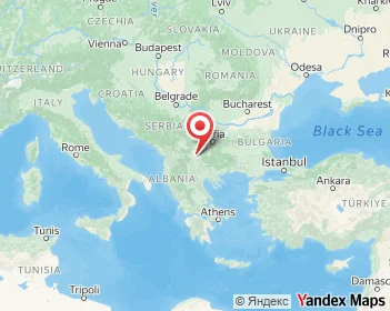 Mapa de Macedonia, Europa