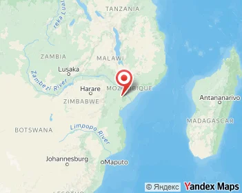 Mapa de Mozambique, África