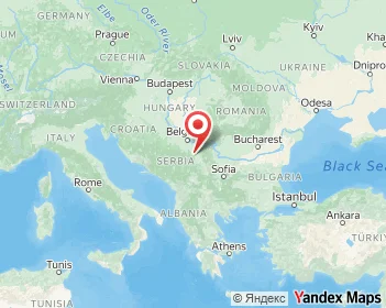Serbia, Europe Map