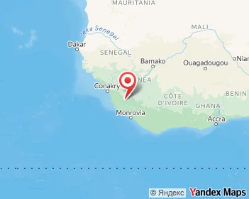 Mapa de Sierra Leone, África