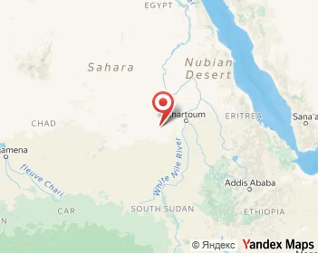 Sudan, Afrika Haritası