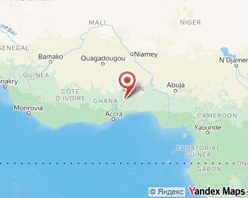 Togo, Afrika Haritası