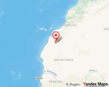 Mapa de Sahara Occidental, África